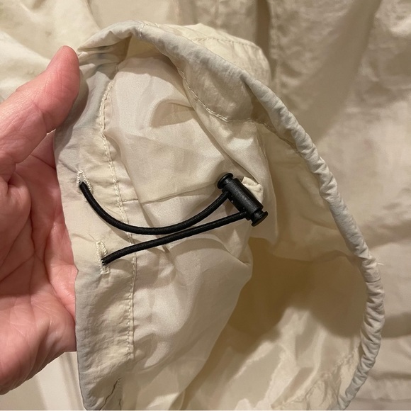 Young LA Womens Retro Cargo Joggers W222 Size Small Beige Pockets Parachute - Picture 6 of 12